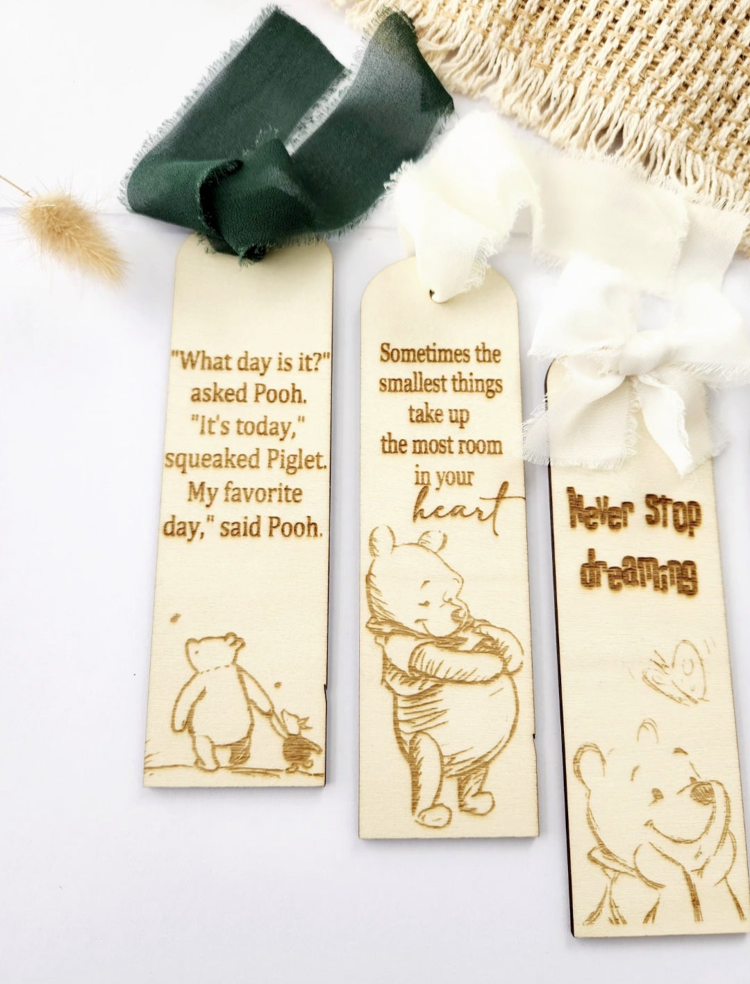 Marcapáginas Personalizados, Marcadores de Libros Personalizados, Marcador Winnie The Pooh,