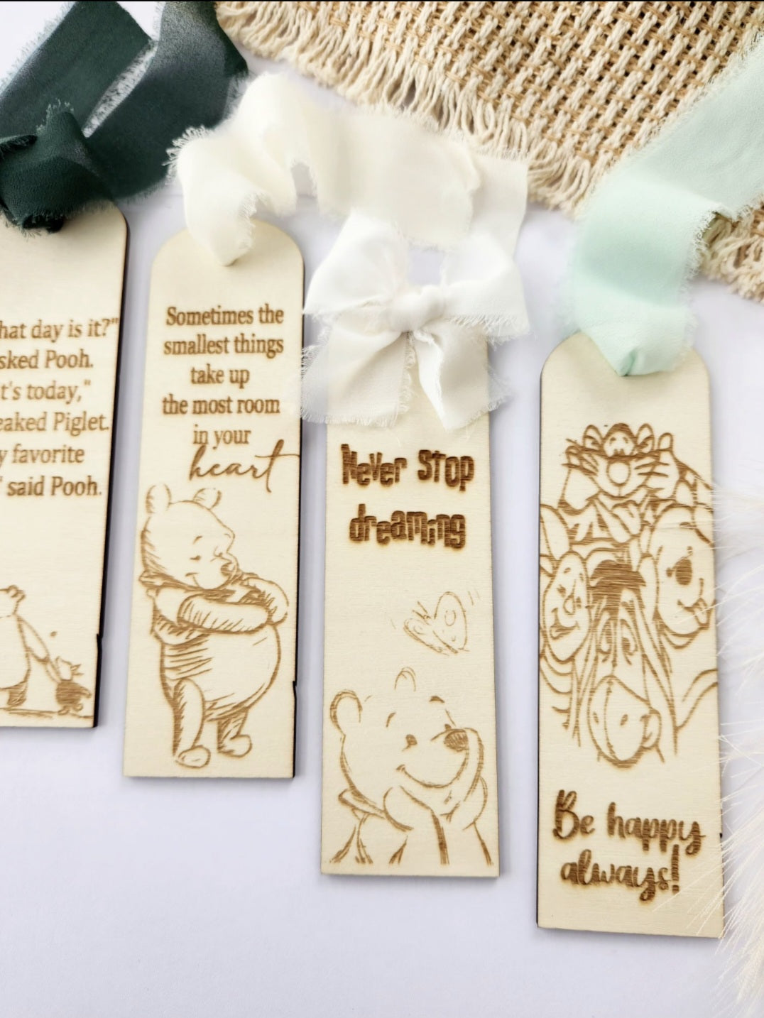Marcapáginas Personalizados, Marcadores de Libros Personalizados, Marcador Winnie The Pooh,