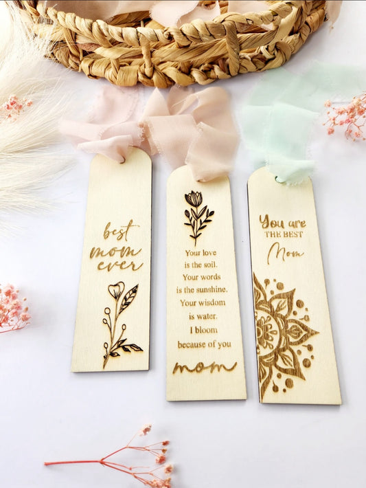 Marcador del Día de las Madres, Regalo para ella, Amante de los libros, Marcador de citas de las madres, Idea de regalo el Día de las Madres