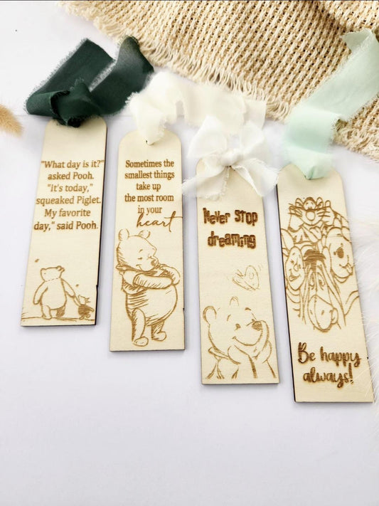 Marcapáginas Personalizados, Marcadores de Libros Personalizados, Marcador Winnie The Pooh,